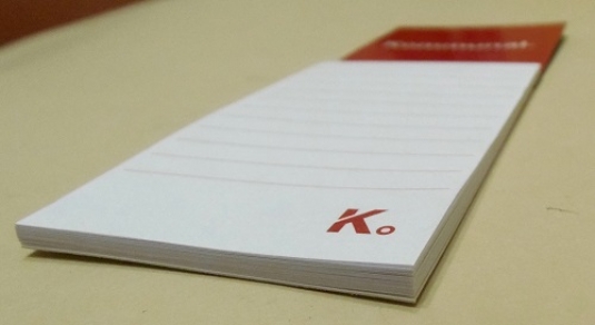 Magnetic notepad
